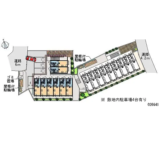 ★手数料０円★所沢市山口　月極駐車場（LP）